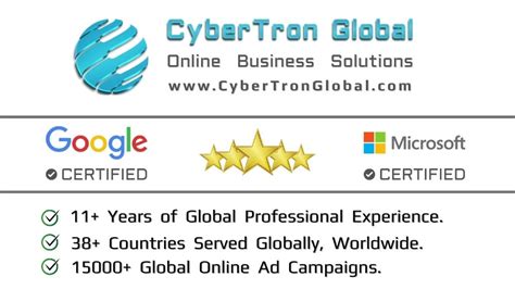 cybertron global ppc|Digital Marketing Service .